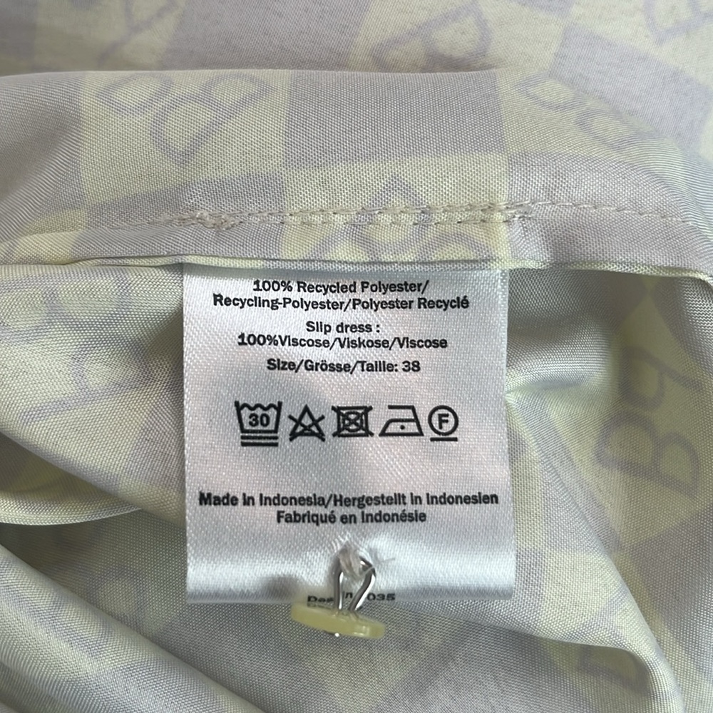 Baum und Pferdgarten Checkered Geometric Logo Midi Dress 38 (US 6) - Picture 7 of 8